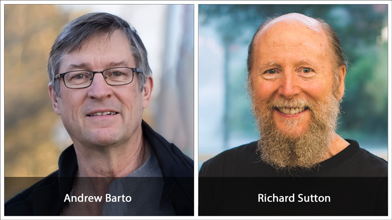 Image of Andrew Barto and Richard Sutton