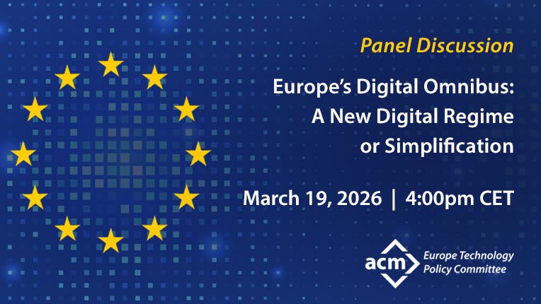 Join ETPC's Panel Discussion on Europe’s Digital Omnibus