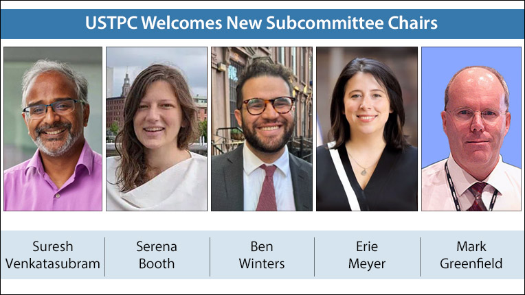 New Subcommittee Chairs Suresh Venkatasubramanian, Serena Booth, Ben Winters, Mark Greenfield
